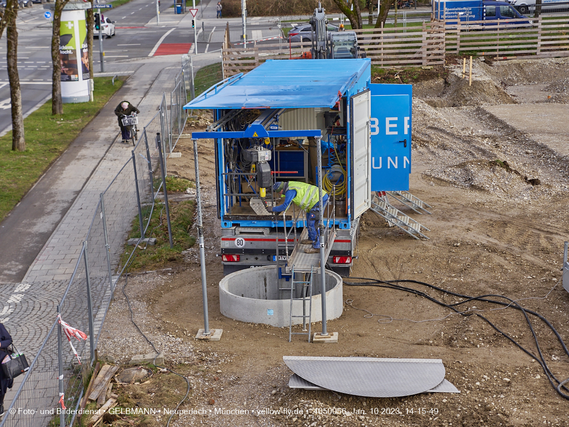 10.01.2023 - Baustelle an der Quiddestraße Haus für Kinder in Neuperlach